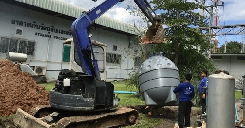 วิธีจัดการบ่อเกรอะเต็มและการบำบัดน้ำเสียด้วยการเปลี่ยนเป็นถังแซท